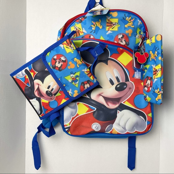 MICKEY MOUSE 6-piece backpack set - Picture 2 of 4
